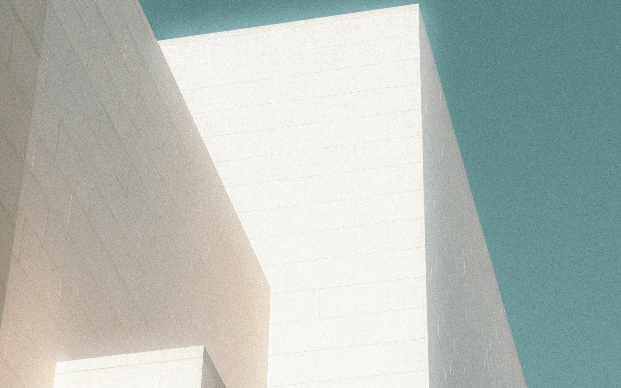 Minimalist modern architecture with clean glass and concrete lines, representing professionally managed second-home developments